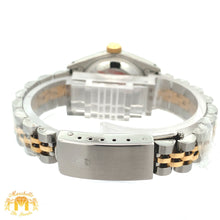 Load image into Gallery viewer, Full factory 26mm Ladies` Rolex Datejust Watch with Two-Tone Jubilee Bracelet (diamond dial, fluted bezel)