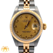 Load image into Gallery viewer, 26mm Ladies`Rolex Watch with Two-Tone Jubilee Bracelet (champagne dial, fluted bezel)