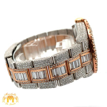 Load image into Gallery viewer, 36mm Iced out Rolex Datejust Watch with Two-Tone Oyster Bracelet
