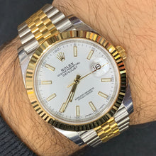 Load image into Gallery viewer, 41mm Rolex Watch with Two-Tone Jubilee Bracelet (Rolex papers)