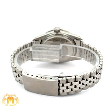 Load image into Gallery viewer, 36mm Rolex Diamond Watch with Stainless Steel Jubilee Bracelet