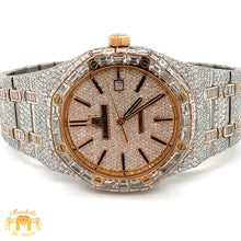 Load image into Gallery viewer, Iced out 41mm Audemars Piguet Two-tone Rose Gold AP Diamond Watch