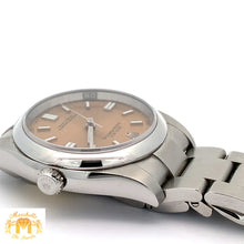 Load image into Gallery viewer, Full factory 36mm Rolex Watch with Stainless Steel Oyster Bracelet (Champagne dial with white hour markers)(Model number: 116000)