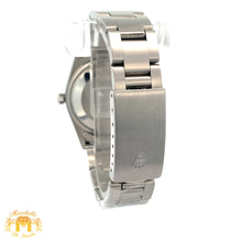 Load image into Gallery viewer, Full factory 34mm Rolex Air-King Watch with Stainless Steel Oyster Bracelet (smooth bezel, silver dial)