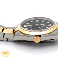 Load image into Gallery viewer, 36mm Rolex Watch with Two-tone Oyster Bracelet (smooth bezel, black dial)