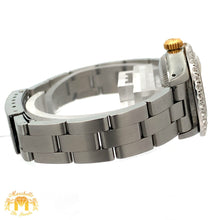 Load image into Gallery viewer, 26mm Ladies`Rolex Datejust Watch with Stainless Steel Oyster Bracelet (diamond bezel, champagne dial)