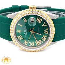 Load image into Gallery viewer, 36mm Rolex Datejust Watch with Rubber Band (choose your color)