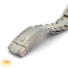 Load image into Gallery viewer, 41mm Rolex Watch with Stainless Steel Bracelet (fluted bezel, grey dial with Roman numerals)