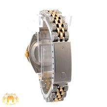 Load image into Gallery viewer, 26mm Ladies`Rolex Diamond Watch with Two-Tone Jubilee Bracelet (diamond bezel, champagne dial)