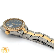 Load image into Gallery viewer, 26mm Ladies`Rolex Watch with Two-Tone Oyster Diamond Bracelet (diamond bezel, royal blue dial)