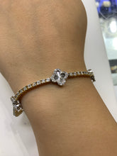 Load image into Gallery viewer, Tennis Chain and Bracelet Set, Round Diamonds