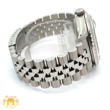 Load image into Gallery viewer, 36mm Rolex Diamond Watch with Stainless Steel Jubilee Bracelet