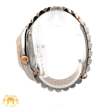 Load image into Gallery viewer, Full factory 36mm Rolex Watch with Two-Tone Jubilee Bracelet (Mother of pearl (MOP) dial with Roman numerals)