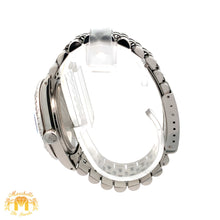 Load image into Gallery viewer, 36mm Rolex Diamond Watch with Stainless Steel Jubilee Bracelet