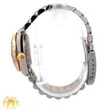 Load image into Gallery viewer, 26mm Ladies`Rolex Watch with Two-Tone Jubilee Diamond Bracelet (factory diamond dial, custom diamond bezel)