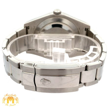 Load image into Gallery viewer, 41mm Rolex Watch with Stainless Steal Oyster Bracelet (fluted bezel, blue dial)