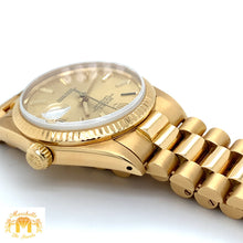 Load image into Gallery viewer, 31mm 18k Yellow Gold Rolex Presidential Datejust Watch (fluted bezel)
