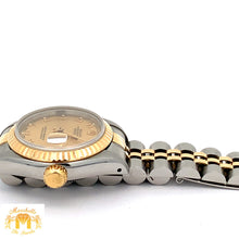 Load image into Gallery viewer, 26mm Ladies`Rolex Watch with Two-Tone Jubilee Bracelet (champagne dial, fluted bezel)