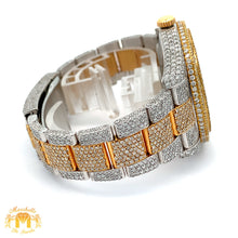 Load image into Gallery viewer, Iced out 41mm Rolex Diamond Watch with Two-Tone Oyster Bracelet