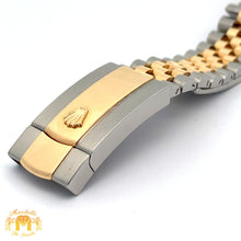 Load image into Gallery viewer, 41mm Rolex Watch with Two-Tone Jubilee Bracelet (smooth bezel, champagne dial)