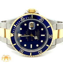 Load image into Gallery viewer, 40mm Submariner Rolex Watch with Two-tone Oyster Band