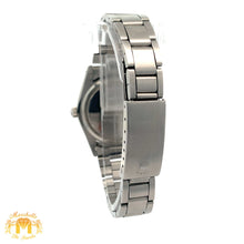 Load image into Gallery viewer, 34mm Rolex Oyster Perpetual Date Diamond Watch with Stainless Steel Oyster Bracelet (Mother of pearl(MOP)  diamond dial)