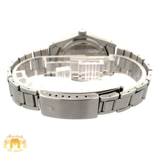 Load image into Gallery viewer, 34mm Rolex Oyster Perpetual Date Diamond Watch with Stainless Steel Oyster Bracelet (Mother of pearl(MOP)  diamond dial)