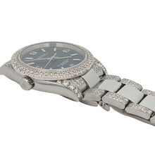 Load image into Gallery viewer, 36mm Rolex Watch with Stainless Steel Oyster Diamond Bracelet (royal blue dial, diamond bezel)
