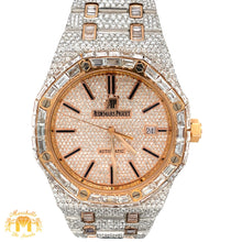 Load image into Gallery viewer, Iced out 41mm Audemars Piguet Two-tone Rose Gold AP Diamond Watch