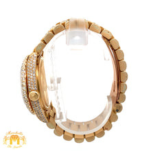 Load image into Gallery viewer, Iced out 36mm Rolex Presidential Watch (diamond dial with Roman numerals)