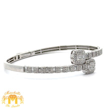 Load image into Gallery viewer, Model: 116334 41mm Iced out Rolex Datejust 2 Oyster Band + Gold and Diamond Twin Square Bracelet + 14k Gold and Diamond Ring + Gold and Diamond Earrings + Gift from MTJ