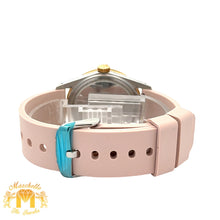 Load image into Gallery viewer, 4 piece deal: 36mm Rolex Diamond Watch + Yellow Gold and Diamond Twin Flower Bracelet + Free pair of earrings + Gift from MTJ