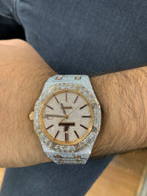 Load image into Gallery viewer, Iced out 41mm Audemars Piguet Two-tone Rose Gold AP Diamond Watch