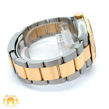 Load image into Gallery viewer, Full factory 36mm Rolex Watch with Two-Tone Oyster Bracelet (champagne palm dial)