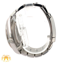 Load image into Gallery viewer, 41mm Rolex Watch with Stainless Steal Oyster Bracelet (fluted bezel, blue dial)