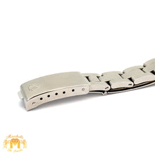 Load image into Gallery viewer, 26mm Ladies`Rolex Watch with Stainless Steel Oyster Bracelet (diamond bezel, blue dial)