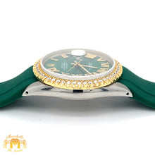 Load image into Gallery viewer, 36mm Rolex Datejust Watch with Rubber Band (choose your color)