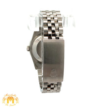 Load image into Gallery viewer, 31mm Rolex Watch with Stainless Steel Jubilee Bracelet (custom diamond bezel)