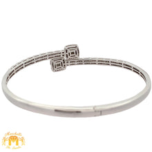 Load image into Gallery viewer, Model: 126300 Iced out 41mm Big Face Rolex Watch with Stainless Steel Jubilee Band + White Gold & Diamond Twin Square Band + White Gold & Diamond Flower Earrings + Gift