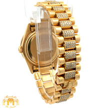 Load image into Gallery viewer, 36mm 18k Yellow Gold Rolex Day-Date Diamond Watch (quick-set)