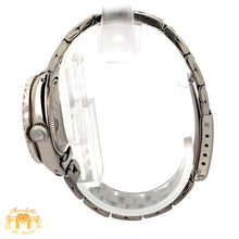 Load image into Gallery viewer, 26mm Ladies` Rolex Watch with Stainless Steel Oyster Bracelet (diamond bezel, diamond green mother of pearl (MOP)dial)