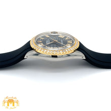 Load image into Gallery viewer, 36mm Rolex Datejust Watch with Rubber Band (choose your color)