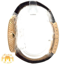 Load image into Gallery viewer, Rolex Cellini Prince Men`s Watch with Brown Leather (Champagne Dial with Roman Numeral Hour Markers)