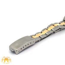 Load image into Gallery viewer, 26mm Ladies`Rolex Watch with Two-Tone Oyster Diamond Bracelet (diamond bezel, royal blue dial)