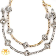 Load image into Gallery viewer, Tennis Chain and Bracelet Set, Round Diamonds
