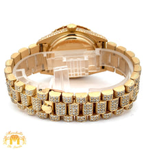 Load image into Gallery viewer, Iced out 36mm Rolex Presidential Watch (diamond dial with Roman numerals)