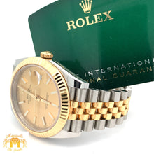 Load image into Gallery viewer, 41mm Rolex Watch with Two-Tone Jubilee Bracelet (fluted bezel, champagne dial)