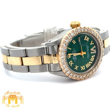 Load image into Gallery viewer, 26mm Ladies` Rolex Diamond Watch with Two-Tone Oyster Bracelet