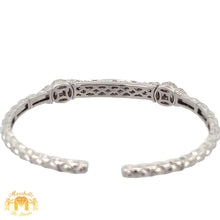 Load image into Gallery viewer, 4 piece deal: Ladies`26mm Rolex Diamond Watch with Stainless Steel Oyster Band + LIMITED EDITION 18k White Gold and Diamond Bangle + Gift Diamond Earrings + Gift