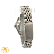 Load image into Gallery viewer, 26mm Ladies` Rolex Datejust Watch with Stainless Steel Jubilee Bracelet (red mother of pearl (MOP)dial with diamonds)